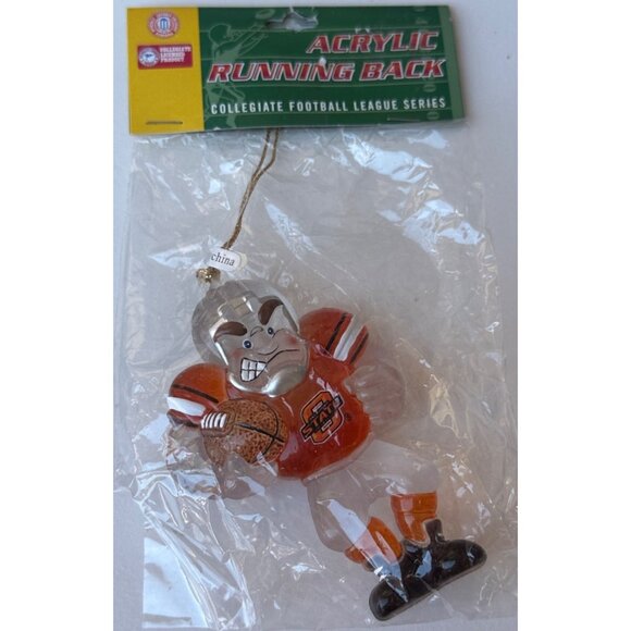Collegiate Licensed Product Oklahoma State Cowboys Football Christmas Ornament - Picture 2 of 10